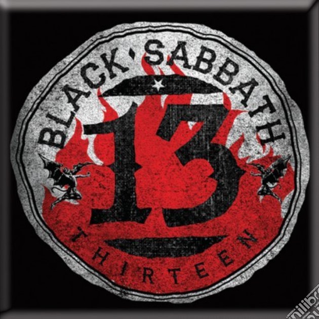 Black Sabbath - 13 Flame Circle (Magnete) gioco di Rock Off