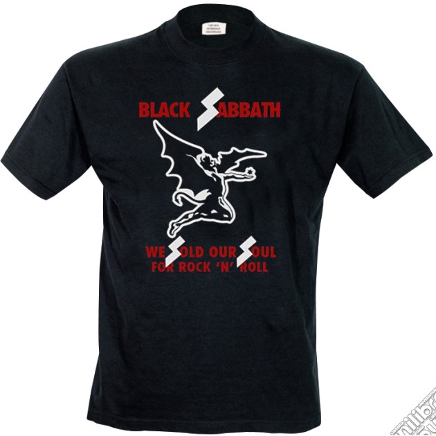 Black Sabbath: Sold Our Soul (T-Shirt Unisex Tg. S) gioco di Rock Off