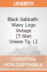Black Sabbath: Wavy Logo Vintage (T-Shirt Unisex Tg. L) gioco di Rock Off