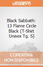 Black Sabbath: 13 Flame Circle Black (T-Shirt Unisex Tg. S) gioco di Rock Off