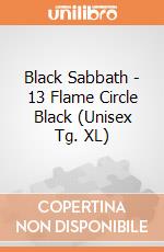 Black Sabbath - 13 Flame Circle Black (Unisex Tg. XL) gioco di Rock Off