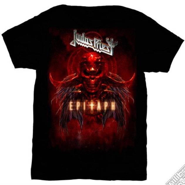 Judas Priest: Epitaph Red Horns (T-Shirt Unisex Tg. S) gioco di Rock Off