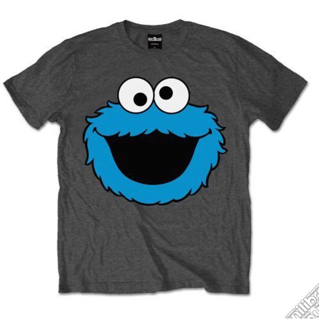 Sesame Street Men's Tee: Cookie Head (small) - Mens Tops & Tees - Large gioco di Rock Off