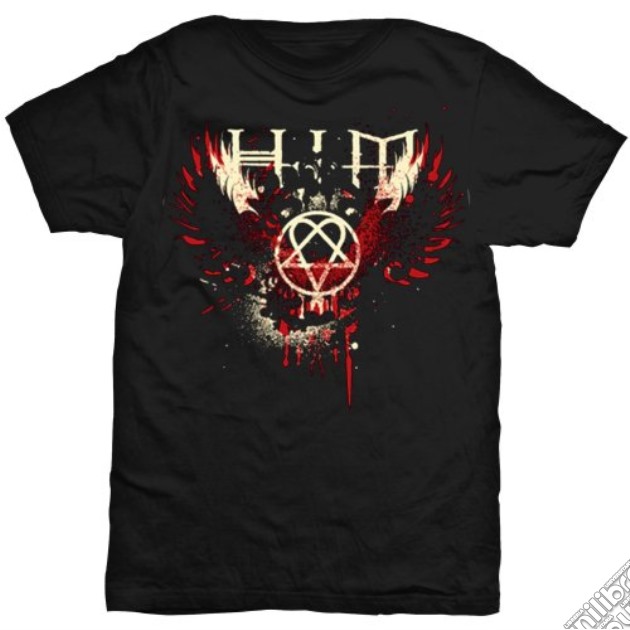 Him: Wings Splatter (T-Shirt Unisex Tg. L) gioco di Rock Off