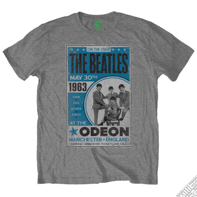 Beatles (The): Drop T Logo Black (T-Shirt Unisex Tg. S) gioco di Rock Off