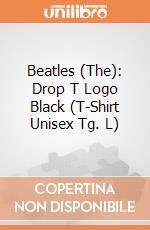Beatles (The): Drop T Logo Black (T-Shirt Unisex Tg. L) gioco di Rock Off