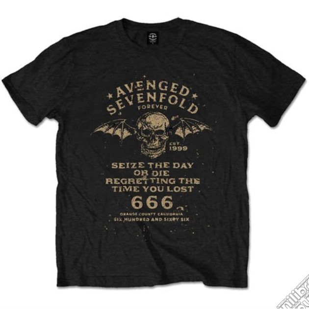 Avenged Sevenfold: Seize The Day (T-Shirt Unisex Tg. L) gioco di Rock Off