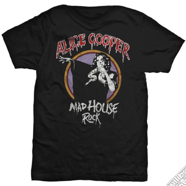 Alice Cooper: Mad House Rock (T-Shirt Unisex Tg. M) gioco di Rock Off
