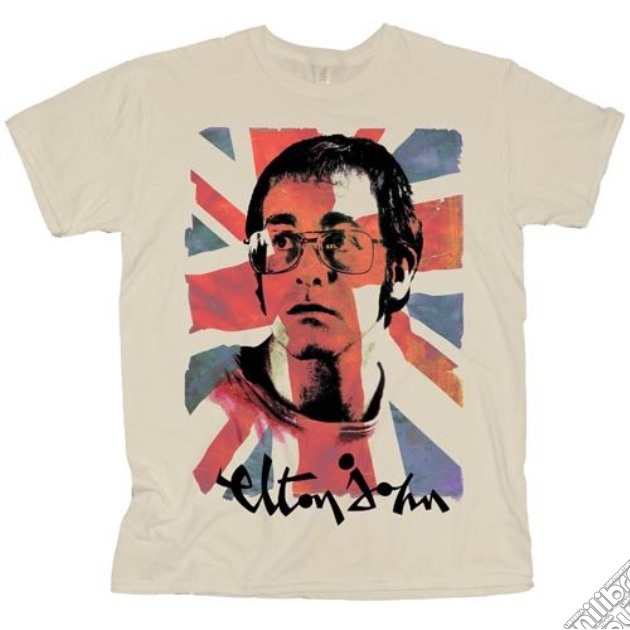 Elton John: Union Jack (T-Shirt Unisex Tg. XL) gioco di Rock Off