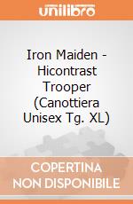 Iron Maiden - Hicontrast Trooper (Canottiera Unisex Tg. XL) gioco di Rock Off
