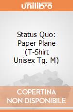 Status Quo: Paper Plane (T-Shirt Unisex Tg. M) gioco di Rock Off