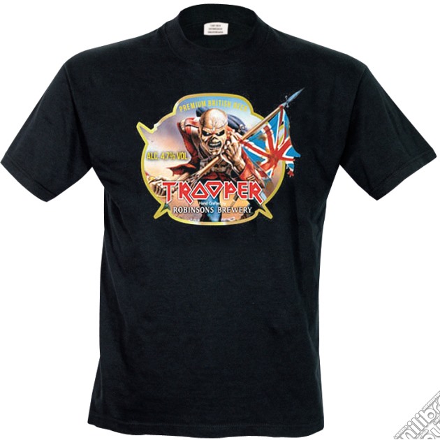 Iron Maiden - Trooper Robinsons Beer (T-Shirt Uomo S) gioco di Rock Off