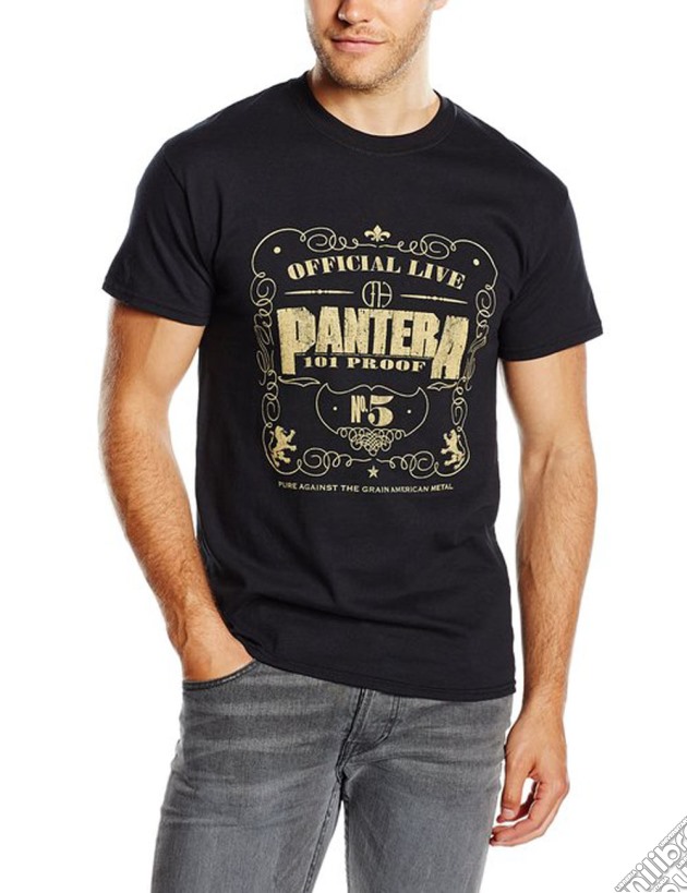 Pantera: 101 Proof Black (T-Shirt Unisex Tg. S) gioco