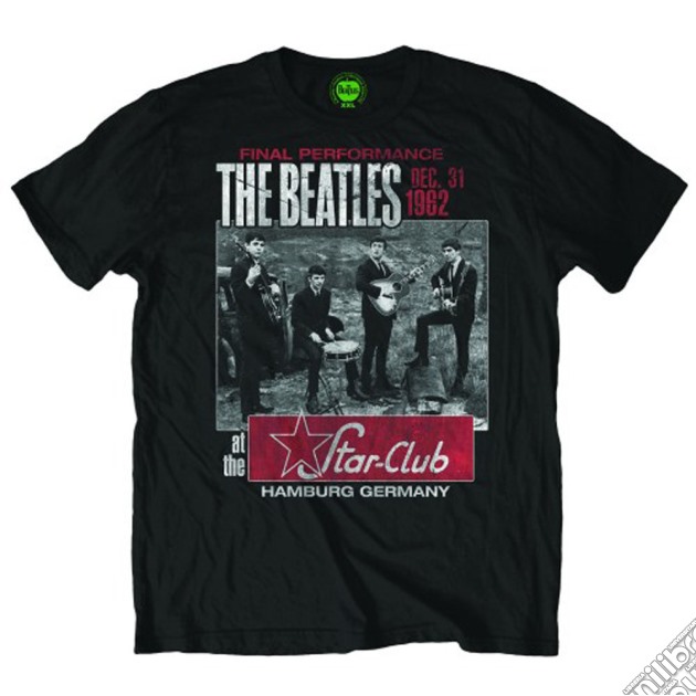Beatles (The): Star Club Hamburg Black (T-Shirt Unisex Tg. S) gioco