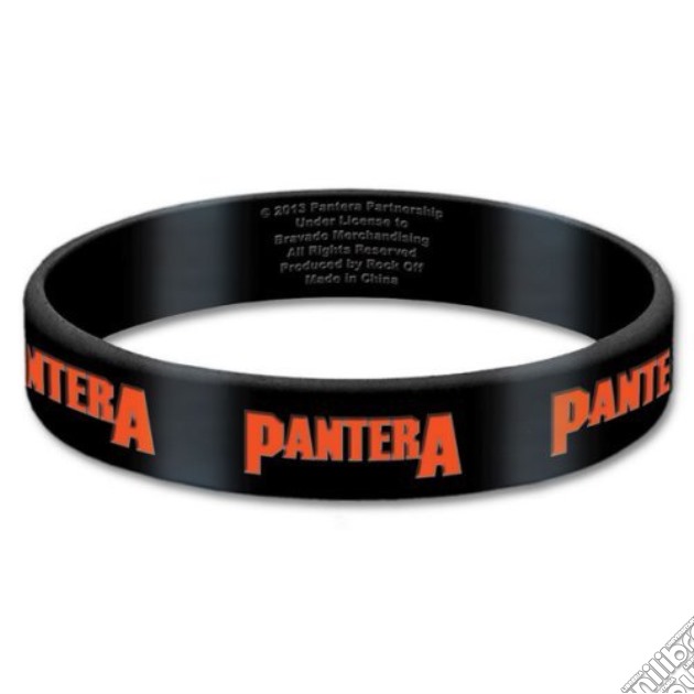 Pantera - Logo (Braccialetto Gomma) gioco di Rock Off