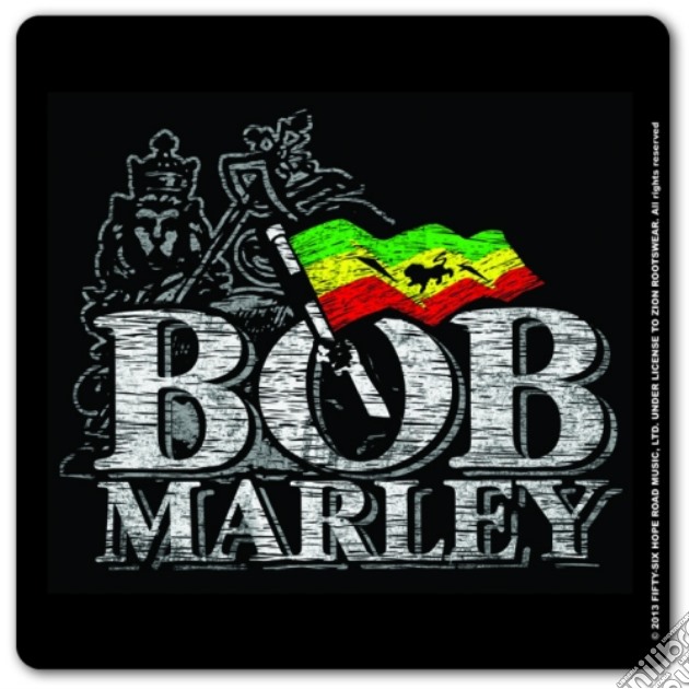 Bob Marley - Distressed Logo (Sottobicchiere) gioco di Rock Off