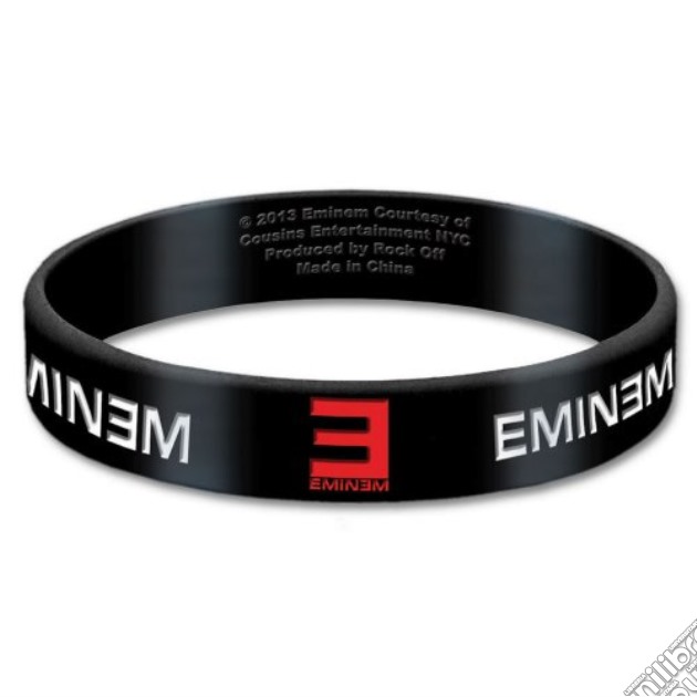 Eminem: Logo (Braccialetto Gomma) gioco di Rock Off
