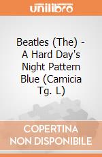 Beatles (The) - A Hard Day's Night Pattern Blue (Camicia Tg. L) gioco di Rock Off