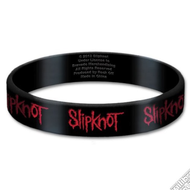 Slipknot - Logo (Braccialetto Gomma) gioco di Rock Off
