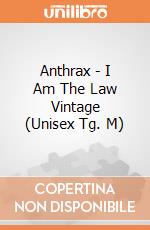 Anthrax - I Am The Law Vintage (Unisex Tg. M) gioco di Rock Off