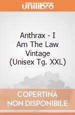 Anthrax - I Am The Law Vintage (Unisex Tg. XXL) gioco di Rock Off