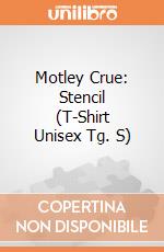 Motley Crue: Stencil (T-Shirt Unisex Tg. S) gioco di Rock Off