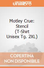Motley Crue: Stencil (T-Shirt Unisex Tg. 2XL) gioco di Rock Off