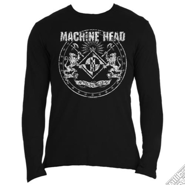 Machine Head - Classic Crest (Manica Lunga Unisex Tg. M) gioco di Rock Off