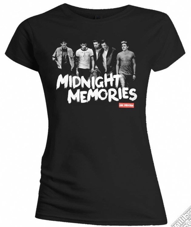 One Direction - Midnight Memories Black (T-Shirt Donna S) gioco di Rock Off