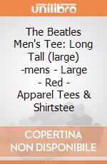 The Beatles Men's Tee: Long Tall (large) -mens - Large - Red - Apparel Tees & Shirtstee gioco