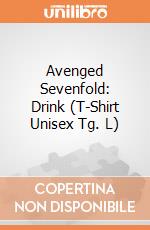 Avenged Sevenfold: Drink (T-Shirt Unisex Tg. L) gioco di Rock Off