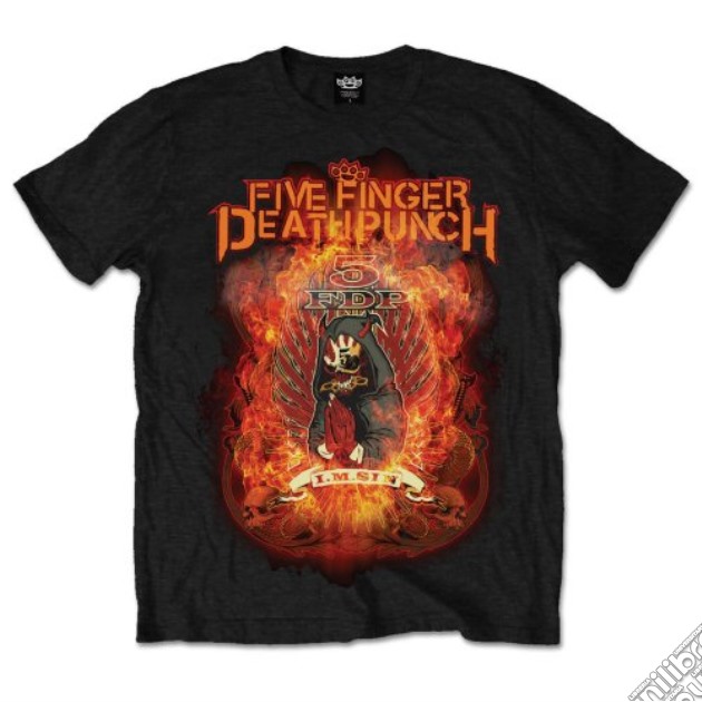 Five Finger Death Punch - Burn In Sin (Unisex Tg. M) gioco di Rock Off