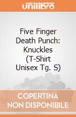 Five Finger Death Punch: Knuckles (T-Shirt Unisex Tg. S) gioco di Rock Off
