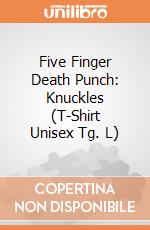Five Finger Death Punch: Knuckles (T-Shirt Unisex Tg. L) gioco di Rock Off