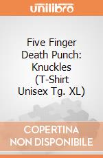 Five Finger Death Punch: Knuckles (T-Shirt Unisex Tg. XL) gioco di Rock Off