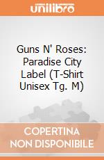 Guns N' Roses: Paradise City Label (T-Shirt Unisex Tg. M) gioco
