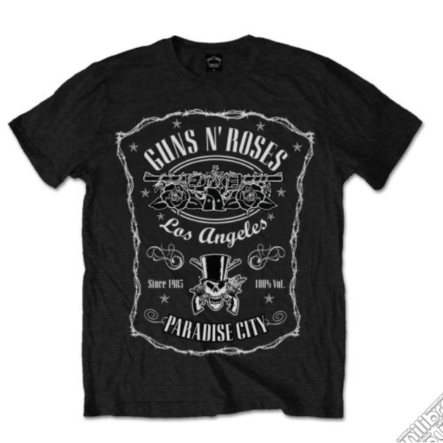 Guns N' Roses - Paradise City Label (T-Shirt Unisex Tg. L) gioco