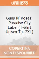 Guns N' Roses: Paradise City Label (T-Shirt Unisex Tg. 2XL) gioco