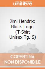 Jimi Hendrix: Block Logo (T-Shirt Unisex Tg. S) gioco di Rock Off