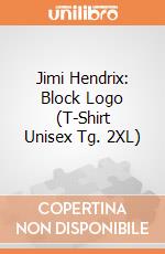 Jimi Hendrix: Block Logo (T-Shirt Unisex Tg. 2XL) gioco di Rock Off
