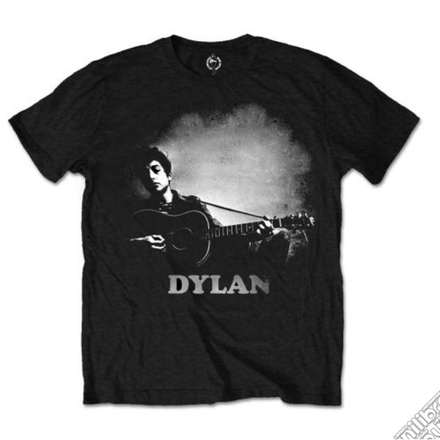 Bob Dylan: Guitar & Logo (T-Shirt Unisex Tg. S) gioco di Rock Off