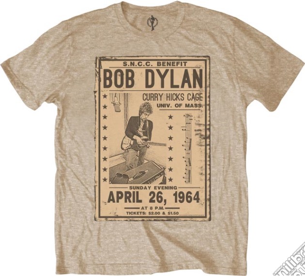 Bob Dylan: Flyer Sand (T-Shirt Unisex Tg. S) gioco di Rock Off