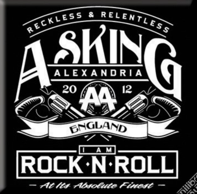 Asking Alexandria: Rock N' Roll (Magnete) gioco di Rock Off