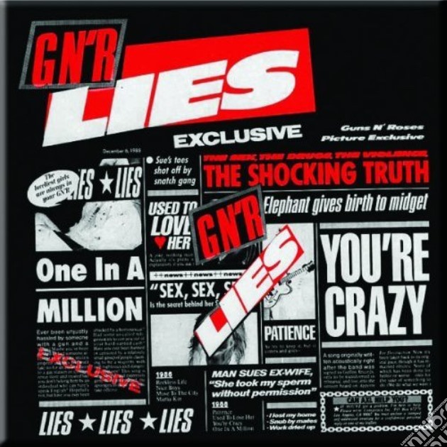Guns N' Roses - Lies (Magnete) gioco di Rock Off