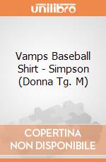 Vamps Baseball Shirt - Simpson (Donna Tg. M) gioco di Rock Off