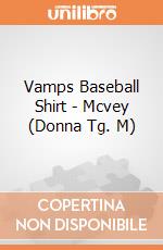 Vamps Baseball Shirt - Mcvey (Donna Tg. M) gioco di Rock Off