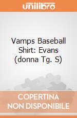 Vamps Baseball Shirt: Evans (donna Tg. S) gioco di Rock Off