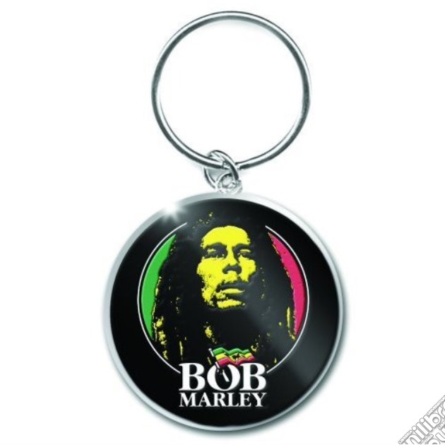 Bob Marley - Logo Face (Portachiavi Metallo) gioco di Rock Off