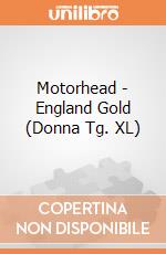 Motorhead - England Gold (Donna Tg. XL) gioco di Rock Off