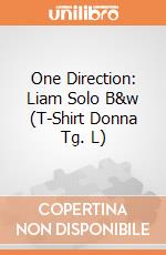 One Direction: Liam Solo B&w (T-Shirt Donna Tg. L) gioco di Rock Off